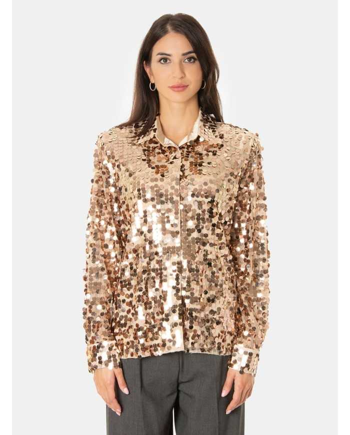 Actualee Camicia con paillettes