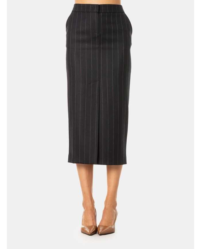 Actualee Gonna tubino gessato