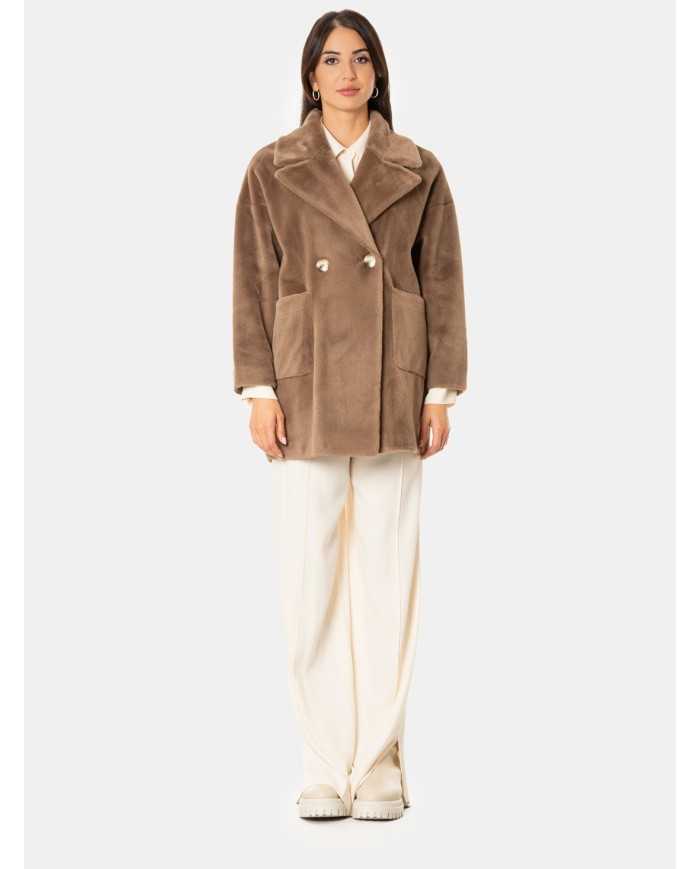 ZOE PARIS Ecopelliccia corta