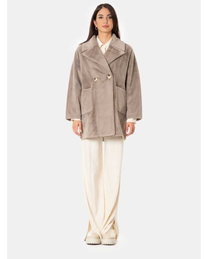 ZOE PARIS Ecopelliccia corta