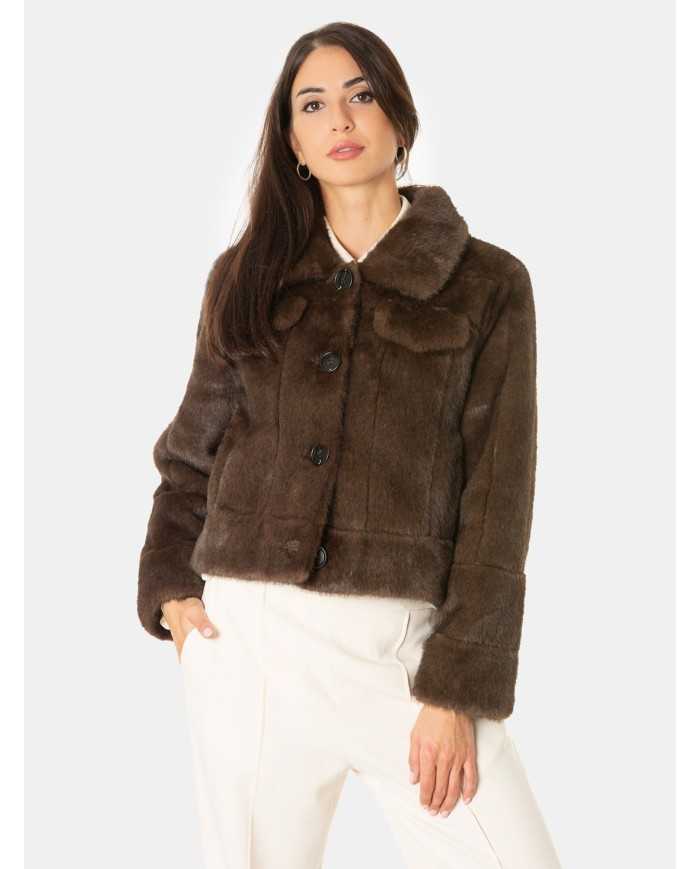 ZOE PARIS Giacca in ecopelliccia