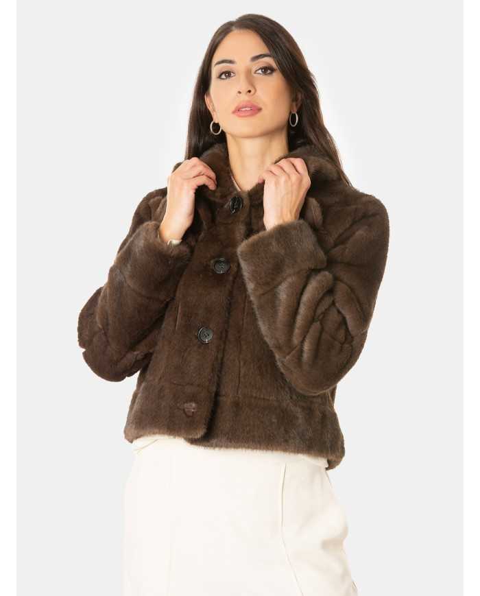 ZOE PARIS Giacca in ecopelliccia