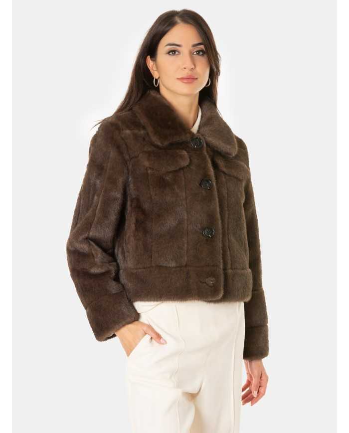 ZOE PARIS Giacca in ecopelliccia