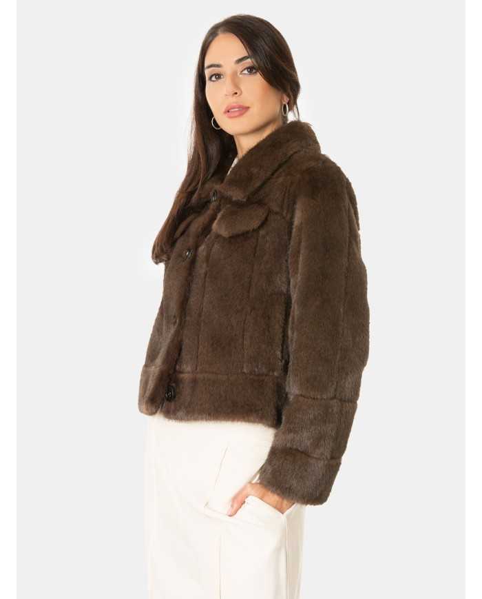 ZOE PARIS Giacca in ecopelliccia