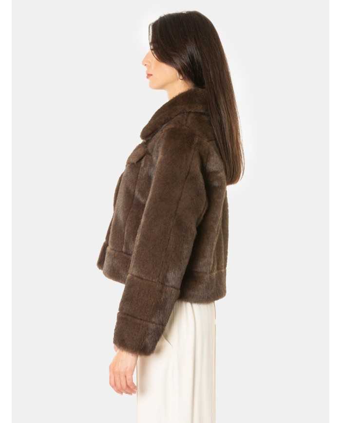 ZOE PARIS Giacca in ecopelliccia