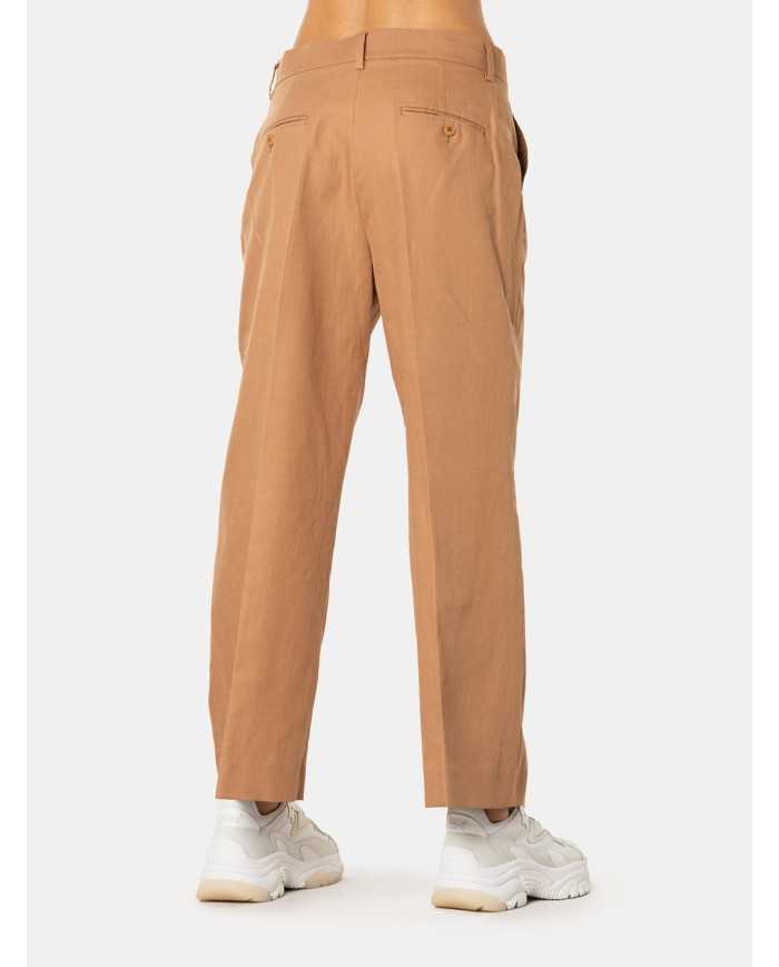 MAXMARA WEEKEND Pantalone in cotone e lino