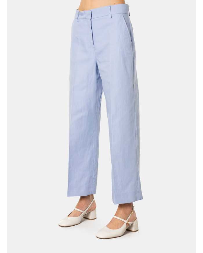 MAXMARA WEEKEND Pantalone misto cotone e lino