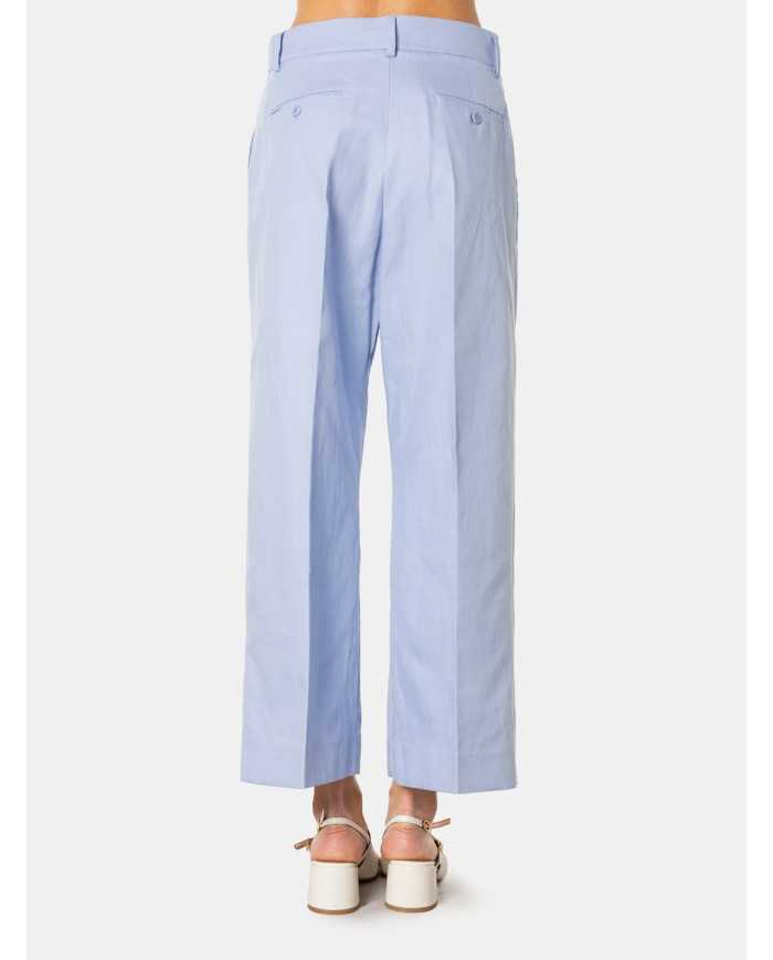 MAXMARA WEEKEND Pantalone misto cotone e lino
