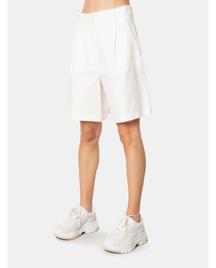MAXMARA WEEKEND Shorts in cotone e lino