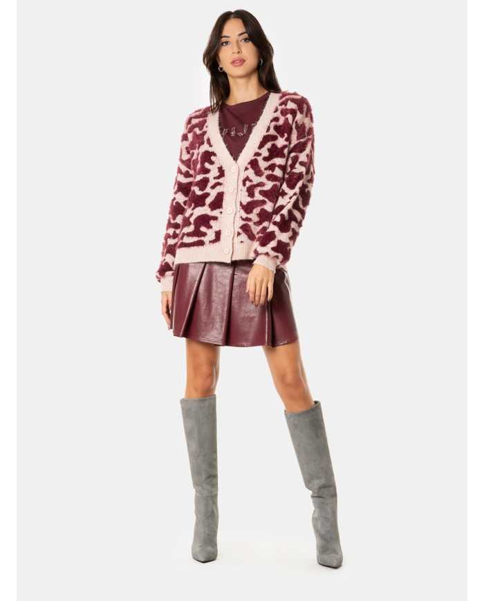 JIJIL Cardigan maculato