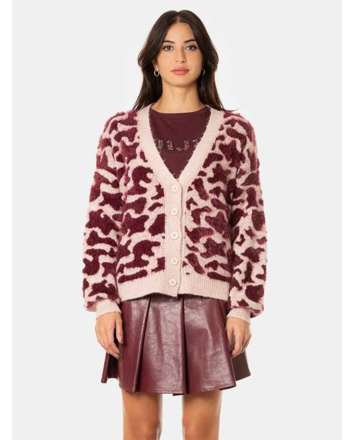 JIJIL Cardigan maculato