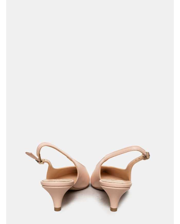 BIANCA DI' Sandalo slingback in pelle