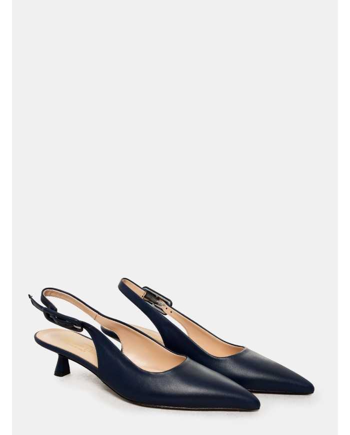 BIANCA DI' Sandalo slingback in nappa