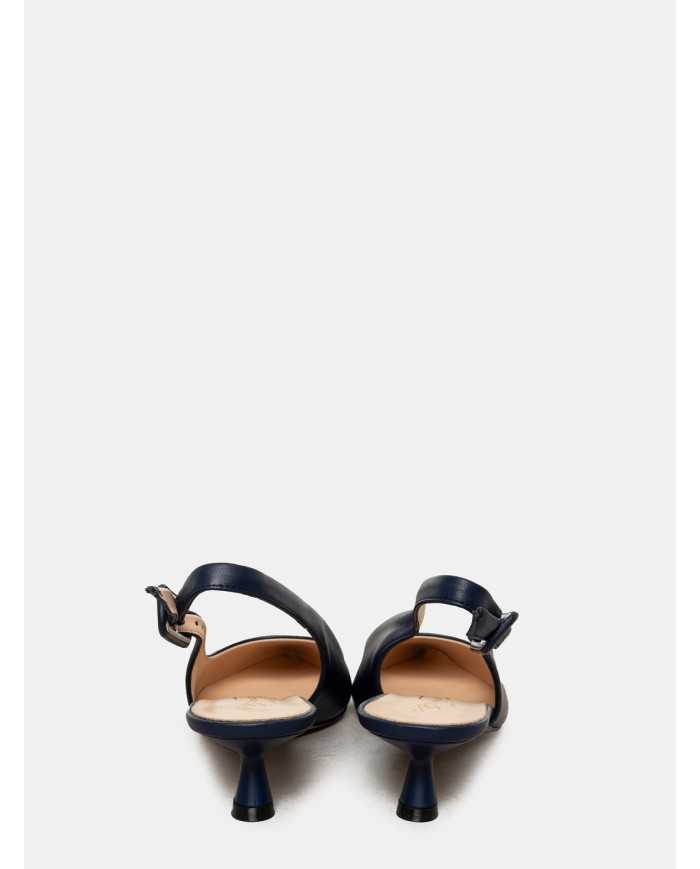 BIANCA DI' Sandalo slingback in nappa