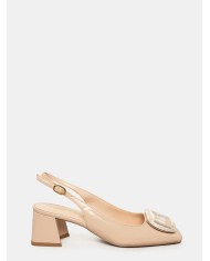 BIANCA DI' Sandalo slingback in naplak