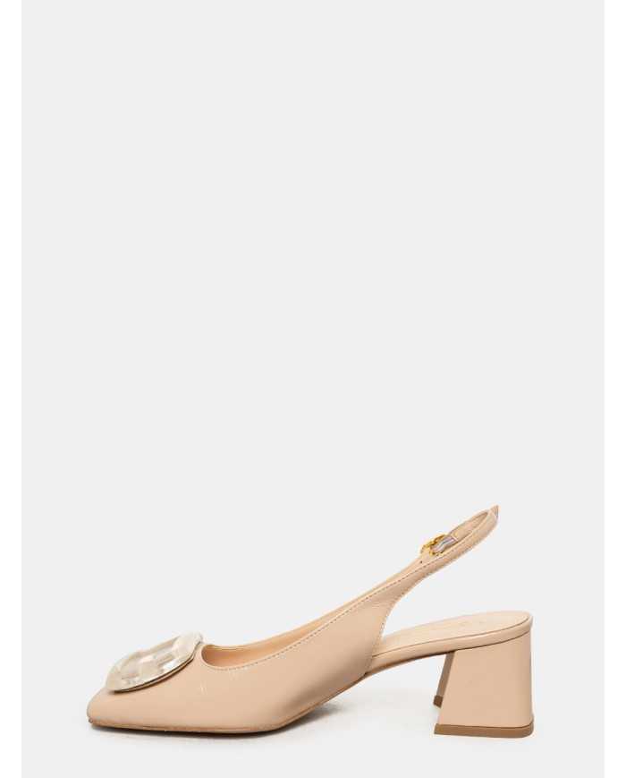 BIANCA DI' Sandalo slingback in naplak