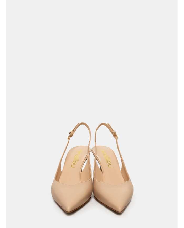 ninalilou Sandalo slingback in pelle