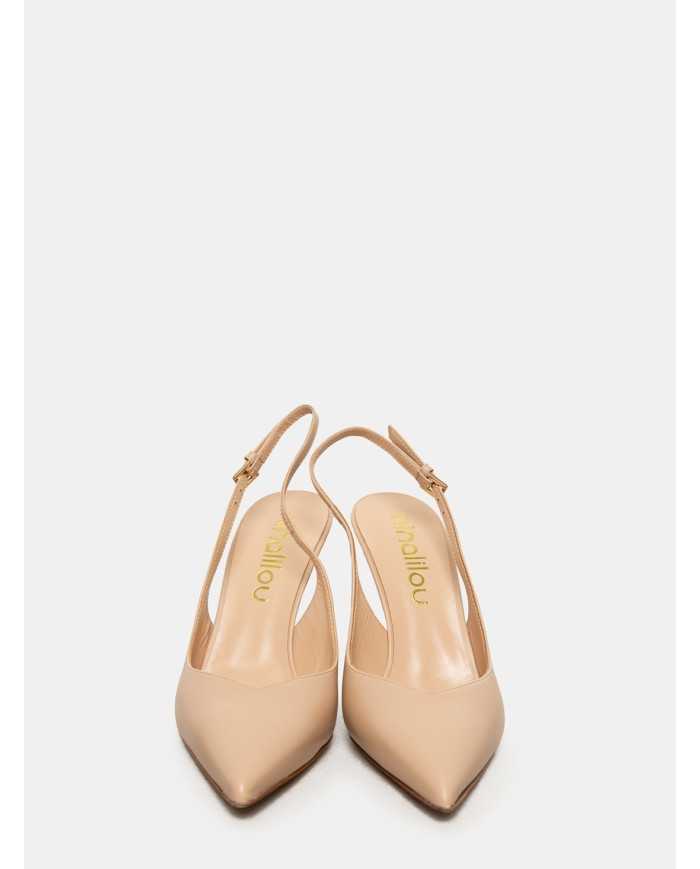 ninalilou Sandalo slingback in pelle