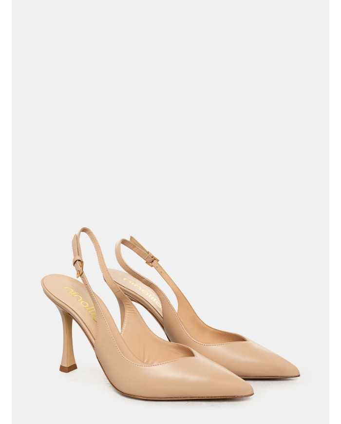 ninalilou Sandalo slingback in pelle