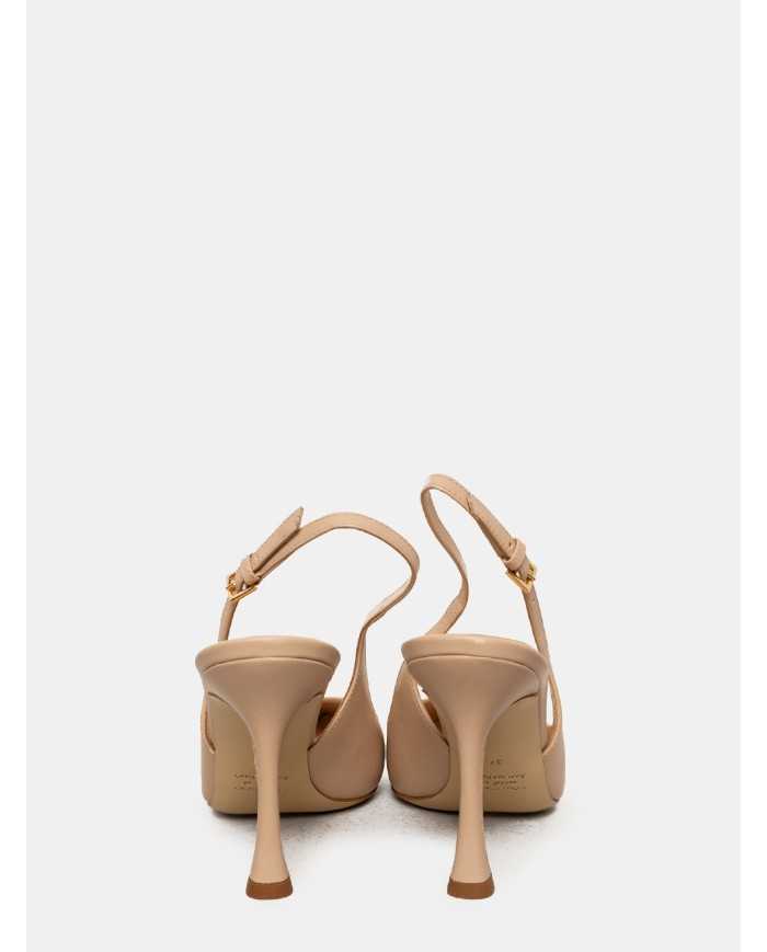 ninalilou Sandalo slingback in pelle