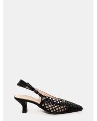 BIANCA DI' Sandalo slingback intreccio