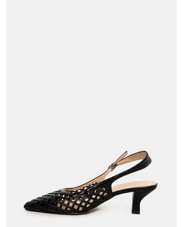 BIANCA DI' Sandalo slingback intreccio