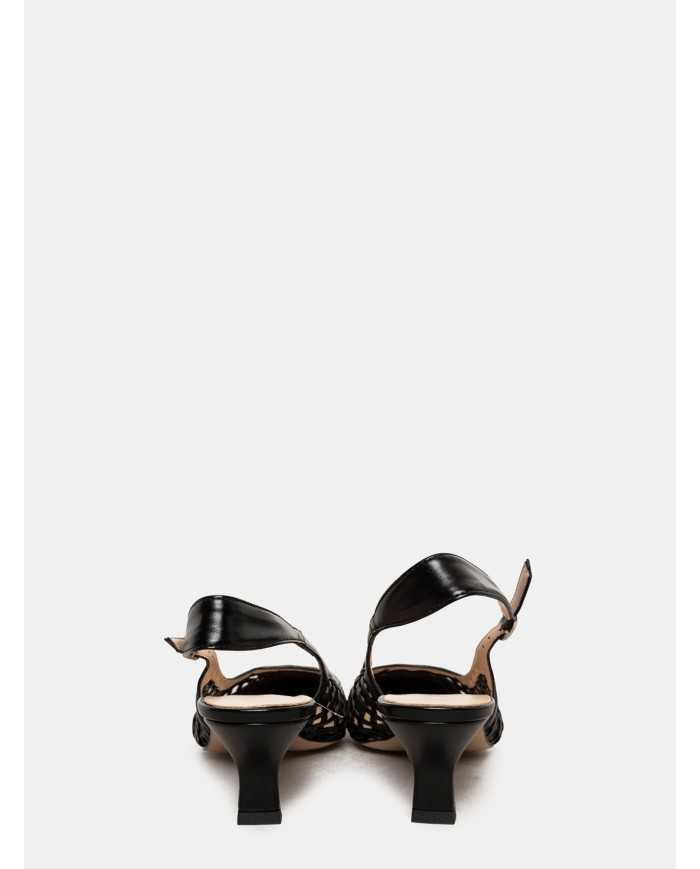 BIANCA DI' Sandalo slingback intreccio
