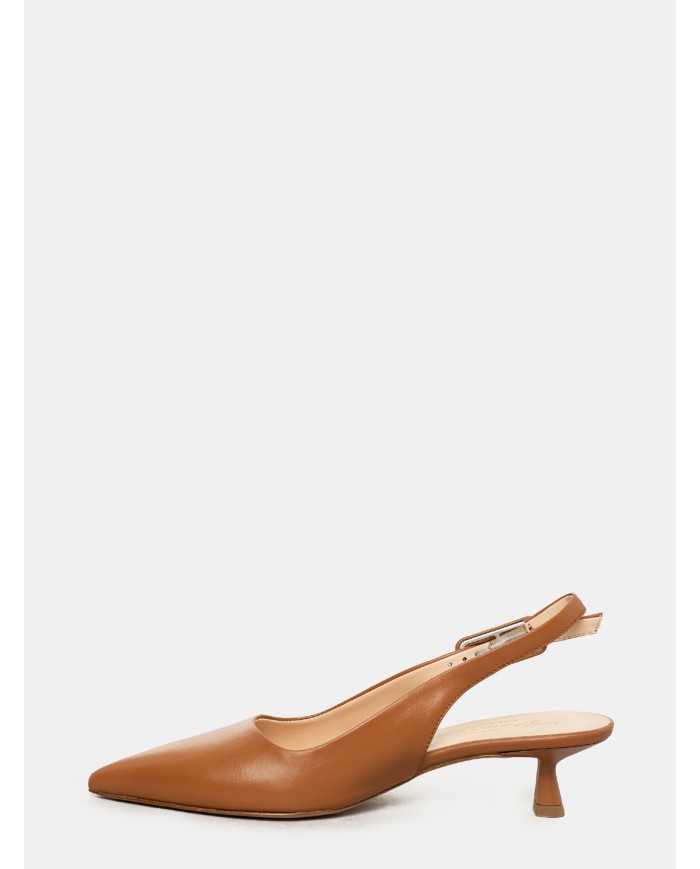 BIANCA DI' Sandalo slingback in nappa