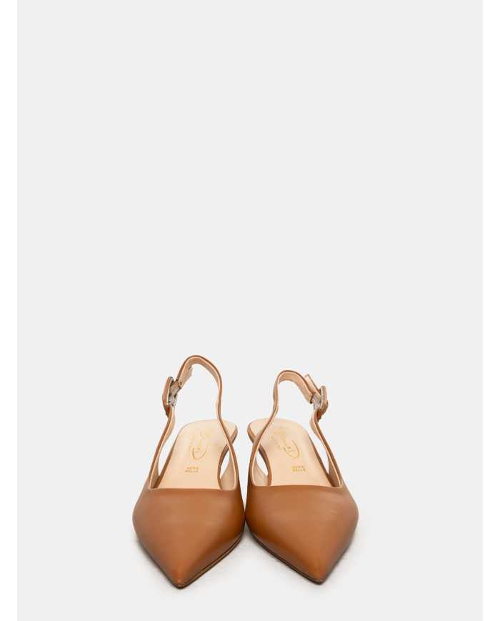 BIANCA DI' Sandalo slingback in nappa