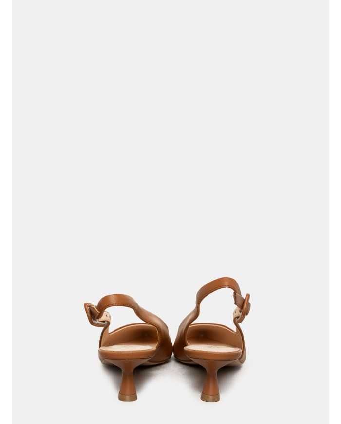 BIANCA DI' Sandalo slingback in nappa