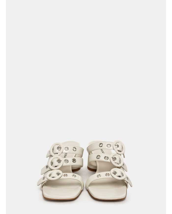 HALMANERA Sandalo sabot multifibbia