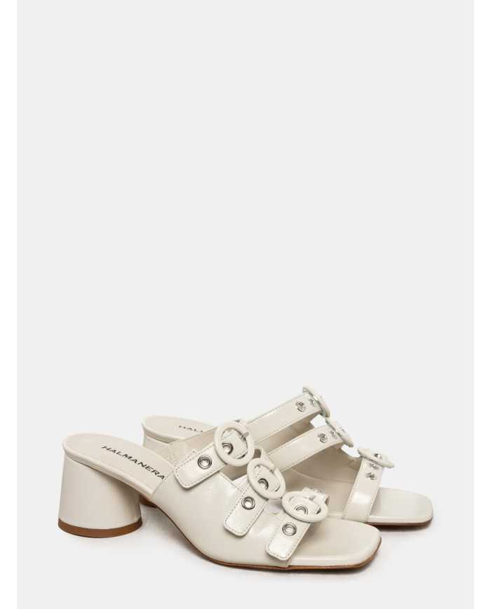 HALMANERA Sandalo sabot multifibbia
