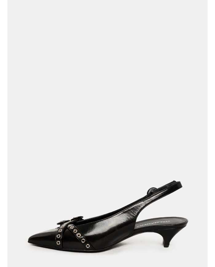 HALMANERA Sandalo slingback in glaze