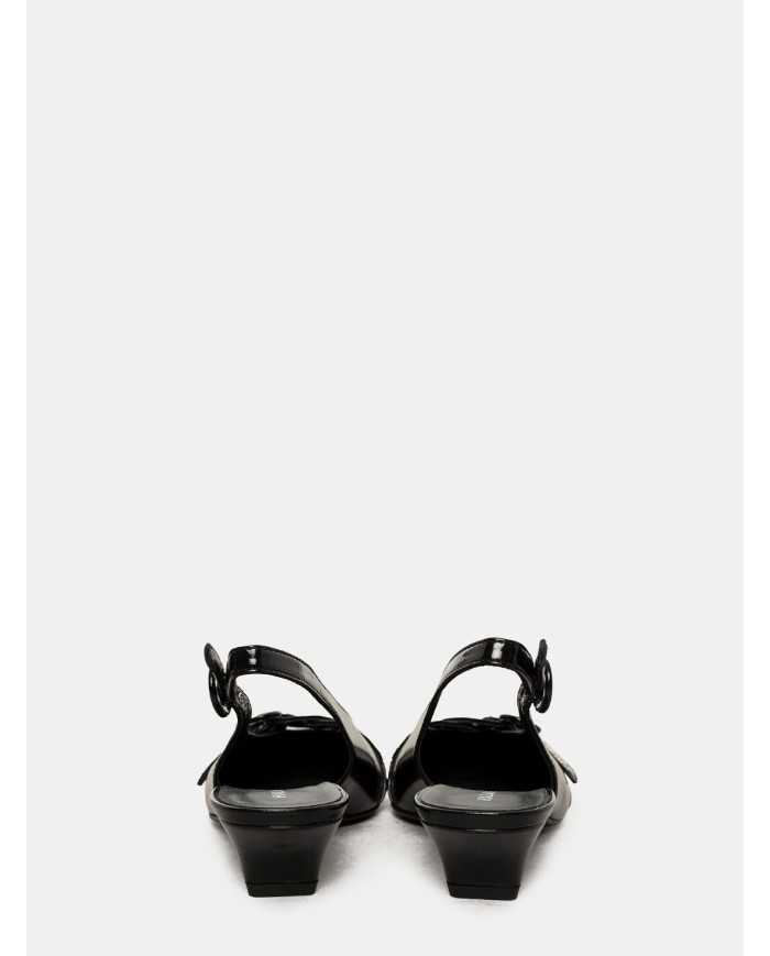 HALMANERA Sandalo slingback in glaze