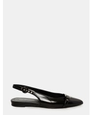 HALMANERA Sandalo slingback flat in glaze