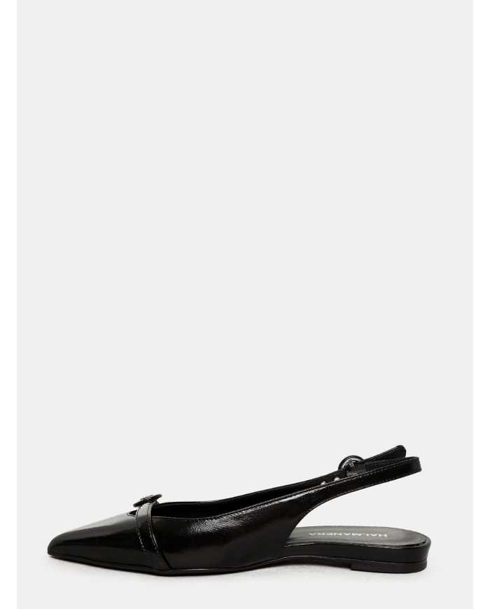 HALMANERA Sandalo slingback flat in glaze