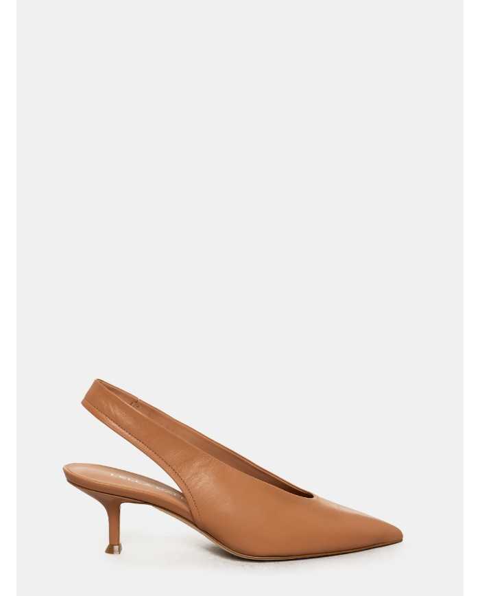 LELLA BALDI Sandalo slingback in nappa