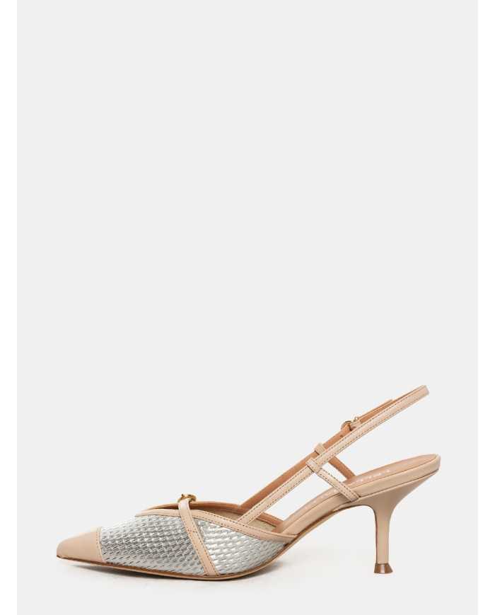 LELLA BALDI Sandalo slingback laminato