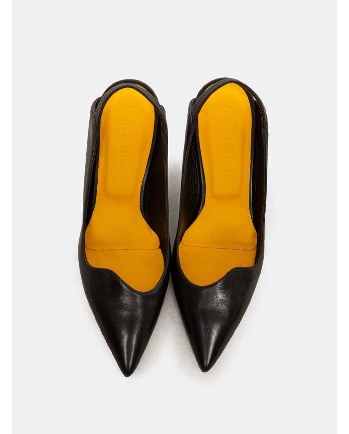 mara bini Sandalo slingback in nappa