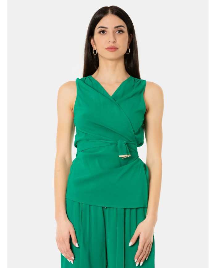 SIMONA CORSELLINI Top in viscosa