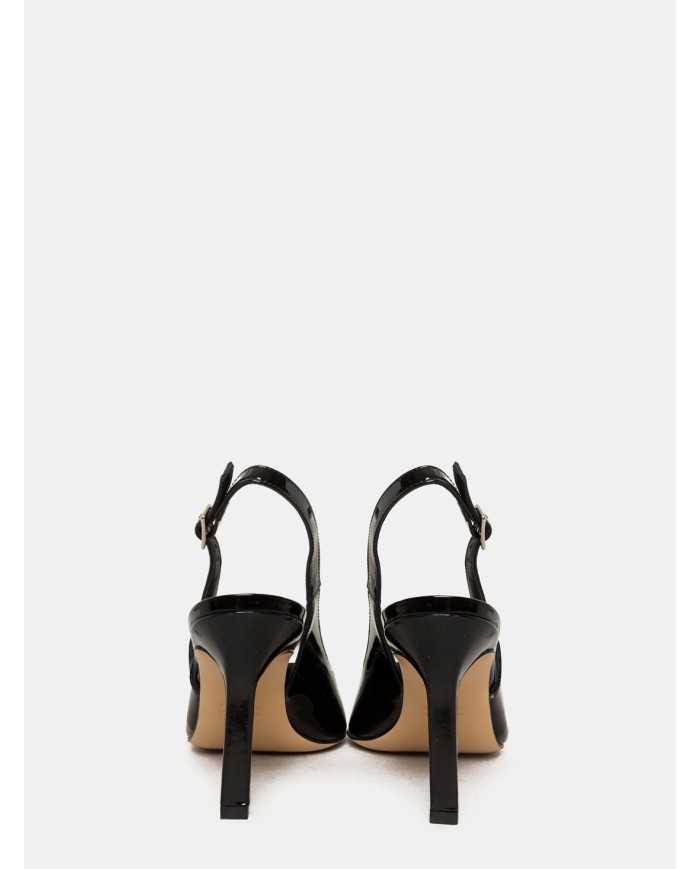 Walter Violet Sandalo slingback in vernice