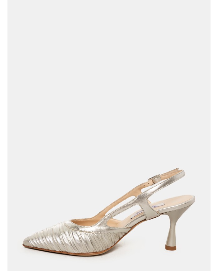 Walter Violet Sandalo slingback in pelle