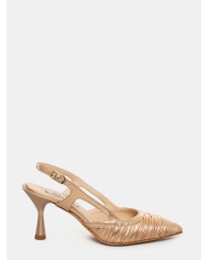 Walter Violet Sandalo slingback laminato