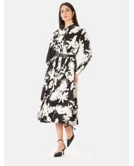 MAXMARA STUDIO Abito in popeline stampato