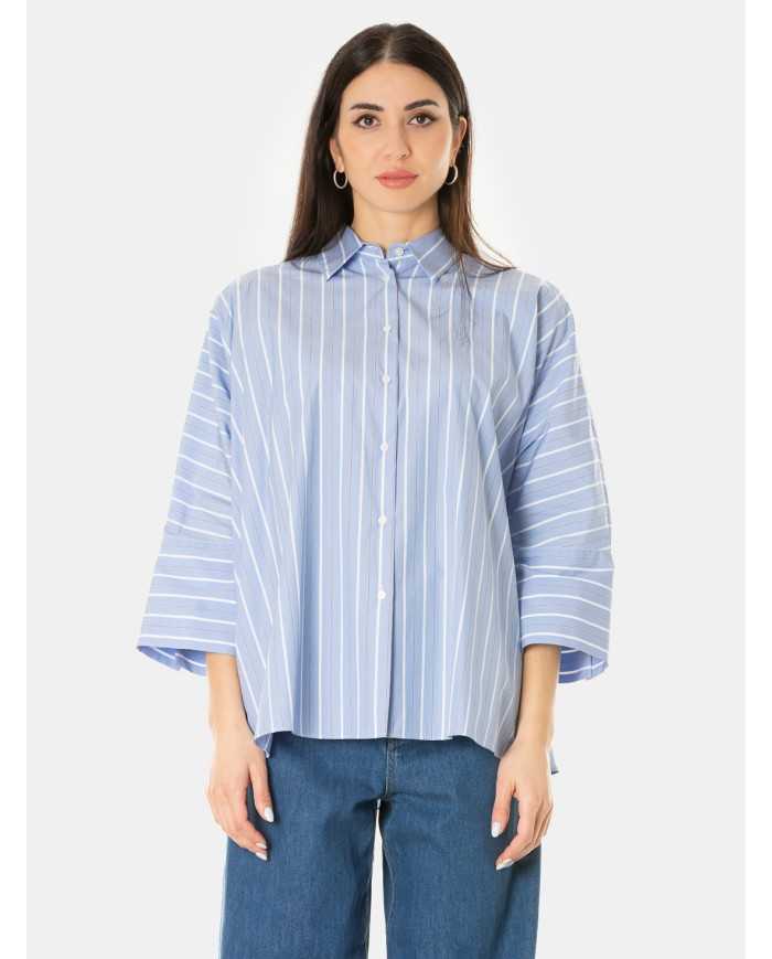 MAXMARA WEEKEND Camicia in popeline rigata
