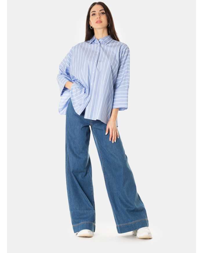 MAXMARA WEEKEND Camicia in popeline rigata