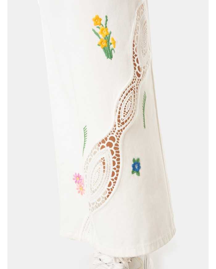 MAXMARA WEEKEND Pantalone con ricami