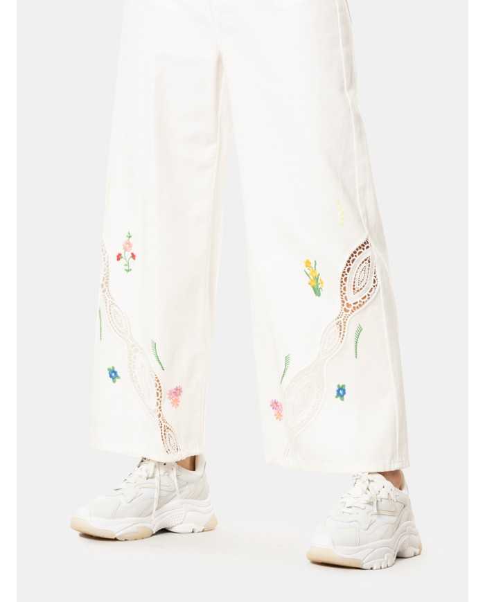 MAXMARA WEEKEND Pantalone con ricami