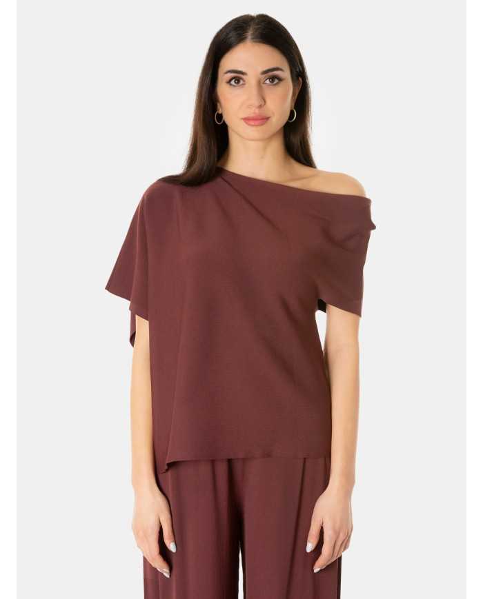 LIVIANA CONTI Maglia asimmetrica