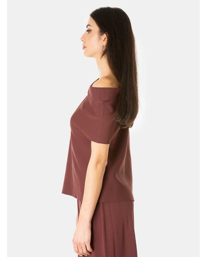 LIVIANA CONTI Maglia asimmetrica